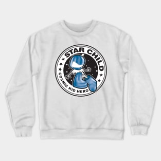 Front and Back Star Child Crewneck Sweatshirt